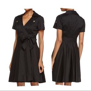DVF black wrap dress